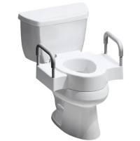 Bemis 4.5 Raised Toilet Seat w/ Dual Lock Security